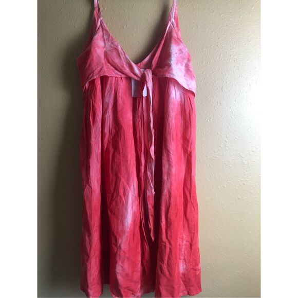 NWT Attic Salt Medium Tie Dye Spaghetti Strap Dress Boho Festival - Picture 4 of 12